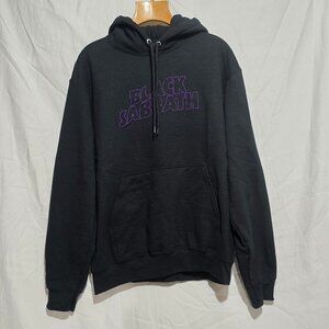 Lakai Skateboarding BLACK SABBATH Embroidered Pullover Hoodie Black Purple Sz M*